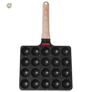 Nonstick ย่างกระทะทำอาหารจาน 20 ช่องโหว่บอลลูกไก่แม่พิมพ์บอลบอลปลาหมึก[Winnereco World]