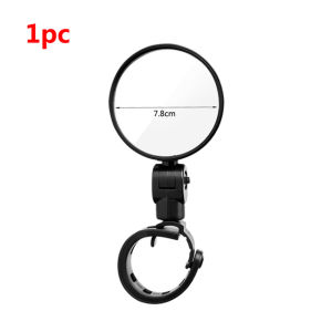 Rearview Mirror for Bicycle Motorcycle Handlebar Mount 360 Rotation Adjustable Bike Wide Angle Modified Convex Mirror Reflector