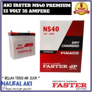 Aki Mobil Avanza/Rush/Espass/Terios/Xenia/Katana/Carry FASTER NS40 Premium 35 AH