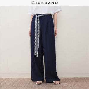 Giordano Women Women Elastic Waist Casual Pants Free Shipping 18416706