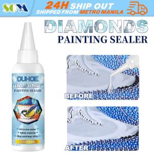 【Local Warehouse】100ml DIY Diamond Painting Conserver Permanent Hold Shine Effect Sealer Glue Keep Ornament Diamond Painting Brightener Glue Sealers DIY Diamond Painting Conserver Permanent Hold Shine Effect for Diamond Painting Brightener Glue Keep Shiny