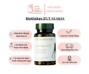 Bioginkgo 27/7 Nuskin Tăng Cường Máu Não