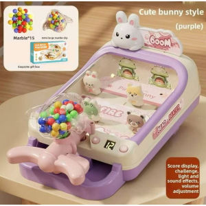 Ready Stock Puzzle Toy Shooting Pinball Machine Gaming Table Claw Machine Handheld Games Toy Pinball Game Console mainan