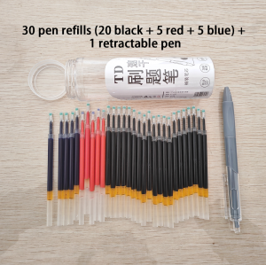 bside.ph Press-type pen refill black neutral pen refill 0.5 bullet head replacement