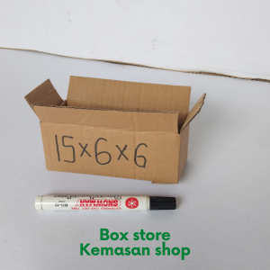 KARDUS | KARTON | DUS BOX POLOS 15X6X6 CM | KARDUS PACKING 10 pcs