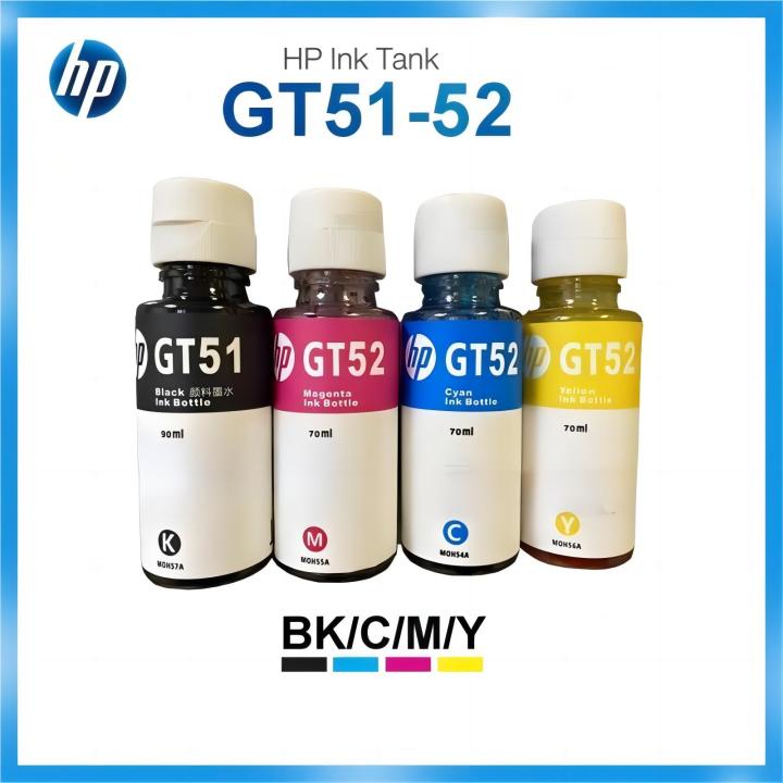 Hp Original Ink Gt Gt Black Gt Cmy Set Of Units Ink Bottle For Hp Gt Series Gt