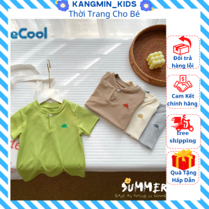 ÁO polo cộc tay Cho bé trai BECOOL in hình khủng long Chất tăm Cao Cấp Cho Bé Từ 10-26kg KANGMIN KIDS