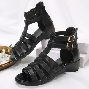 Free Shipping New Summer Fashion: New Plus-Size Sandals Plus-Size Wedge Heel Sandals For Women
