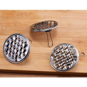 2Pieces Jelly Scraping Scrapers Macroporous Stainless Steel Household Porous Cooking Kitchen Gadget Scrapers for