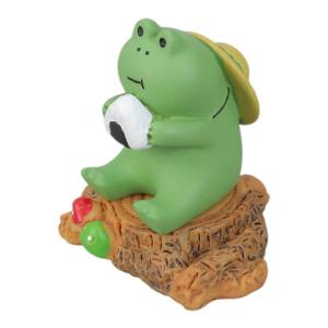 Miniature Frogs Figurine Frogs Sculpture for Garden Desk Office Decorations Adorable Decors for Plant Shelf Bedroom