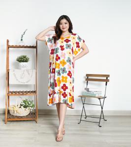 Daster Ruffle Simple Kekinian Sora Dress by mima.id Home Dress Baju Santai Wanita Bahan Rayon Premium Hamil Busui Friendly