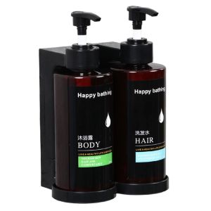 CUNXIN No Punching Manual Soap Dispensers Wall Mounted Hand Press Empty Pump Bottle Convenient Refillable Hand Sanitizer Jar Toilet