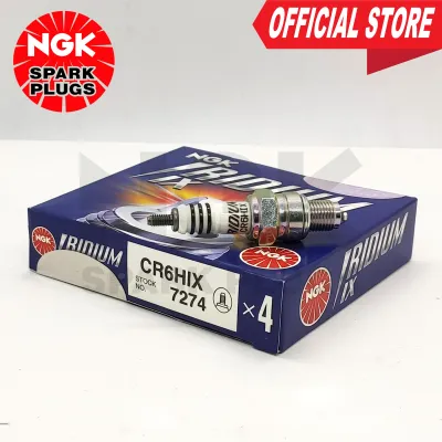 NGK CR6HIX Iridium IX Spark Plugs for XRM 110RAIDER J/R/PRO Mio Soul i 125 & Mio i 125