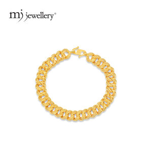 MJ Jewellery 375/9K Gold Hollow Coco Bracelet T026