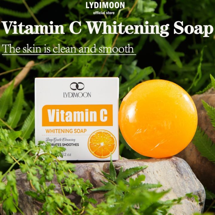 LYDIMOON Vitamin C Whitening Soap 100g Body Moisturizing Cleansing ...
