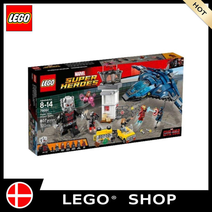 Lego marvel airport sale