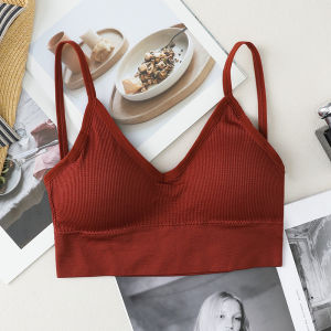 SB-833 คอรปบราสายเดี่ยวเว้าหลัง สปอร์ตบรา บราไร้โครง ชุดชั้นในหญิง