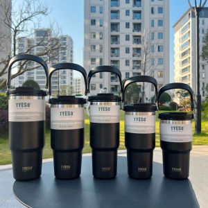 Tyeso 600/750/900/1050/1200ML Stainless Steel Thermos Bottle Car Coffee Cup Sports Water Bottles Keeps Cold and Heat Thermal Mug2026