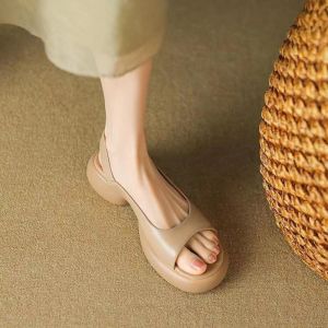 [Free Shipping] WomenS Thick-Soled Sandals With A Single Strap 2026 Summer Collection Fashionable And Versatile Perfect For Beach Wear And Suitable For Petite Women
