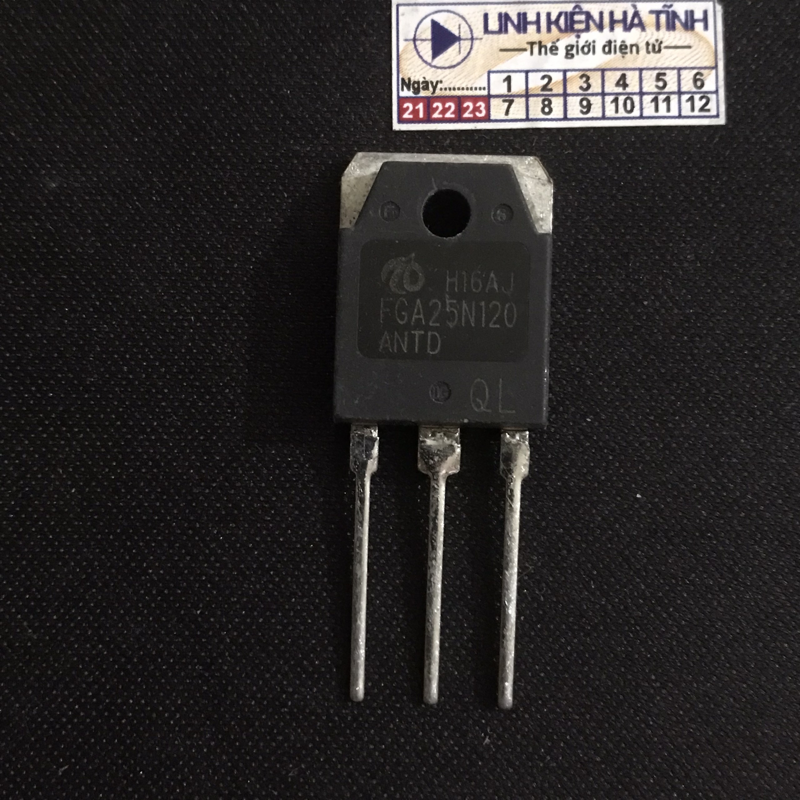 IGBT FGA25N120 sò bếp từ FGA25N120 25N120 hàng tháo máy chân dài-AE28