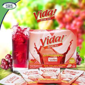 Vida Lycopena Nutra-Blend Cardio-Friendly Cardio-Ceutical Drink Mix 10 Sachets - Sugar-Free Heart Health Supplement