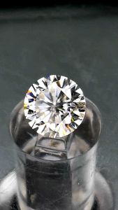 Batu permata White MOISANITE kilau vvs1 kristal top LUSTER hight Quality