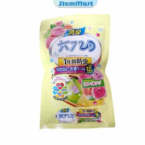 ItemMart Camphor balls Rose Flower Scented Moth Ball For Clothes Repellent Closet Deodorizer 12pcs