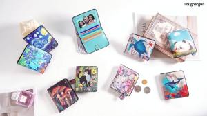 Toughergun  Wallet for Women  RFID  Compact and Luxurious Leather Bifold Wallet for Women with ID Window