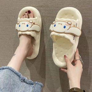 WomenS Summer Home Non-Slip Cartoon Cute Student Outdoor Slippers Bath Non-Slip Thick-Soled Sandals