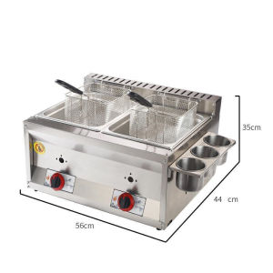 SUPOL Deep Fryer Stainless Deep Fryer Gas Type Heavy Duty Fryer Stainless Gas Type Fries Deep Fryer Commercial Professional Fryer Best Products For Street Entrepreneurship