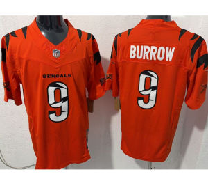 NFL third-generation American football jersey featuring the "Tigers" design short-sleeved with embroidered details available in size 9