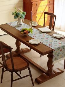 New Table Runner French Retro Home Decor Sideboard Long Strip Cloth Imitation Cotton Linen Jacquard Table Runner