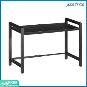 Expandable Microwave Rack Height Adjustable Microwave Oven Rack for Home Office