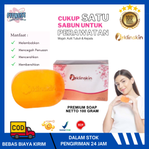 [ BISA COD ] KLINSKIN BEAUTY SOAP BPOM Sabun Kecantikan Pemutih Kulit Wajah Glowing Klin Skin Whitening Bar Soap Sabun Mandi Herbal Batang Collagen Pemutih Pencerah Seluruh Badan - Klinsklin Mencerahkan Pembersih Kulit Wajah Memutihkan Muka Tubuh Permanen
