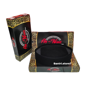 Peci songkok kupiah kopiah hitam tinggi 6 7 8 9 10 AN-NISA model AC TERLENGKAP BISA COD