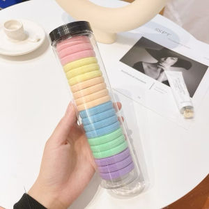 Ikat Rambut Wanita Tabung Elastis Isi 20 Pcs Ikat Rambut Tebal Polos Korea Style Fashion Aksesoris Wanita SH U04