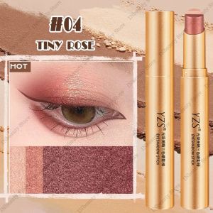 4 Color Eyeshadow Stick Pen High Pigment Gradient Eyeshadow Waterproof Long Lasting Matte & Shimme