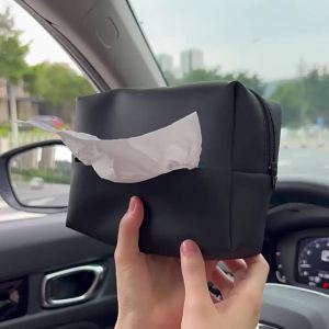 sapid Car Seat Back Tissue Holder Armrest Napkin Storage Bag Hanging Dispenser Fits Leapmotor T03 S01 C11 C01 C10 Accessories 9M2H5
