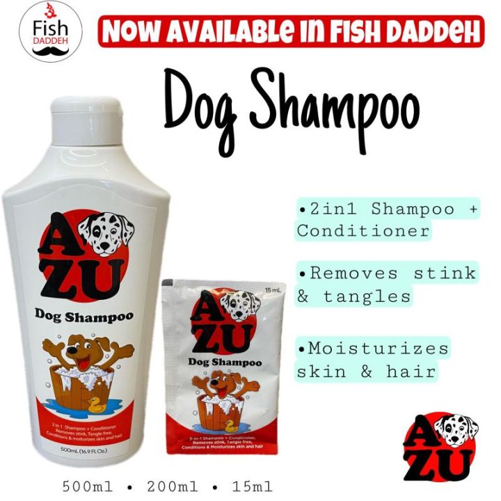 Azu Dog Shampoo Conditioner 15ml (sachet) Lazada PH