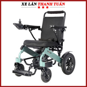 Xe lăn điện Lucass XE-612L thông minh gấp gọn - Phiên bản Pinlithium nhẹ nhất 2025