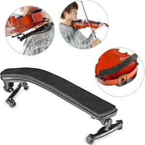 Adjustable Violin Shoulder Rest Plastic Padded For 4/4 3/4 Fiddle Violin Violin Rest Professional Violin Chinrest Shoulder Rest