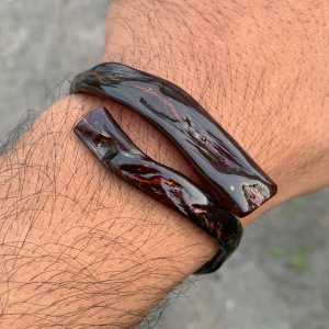 Gelang Akar Bahar Merah Tembus Cahaya Size Kelingking