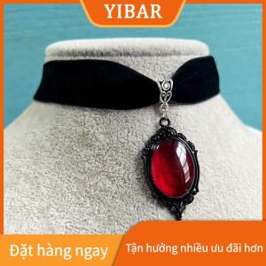 YIBAR Gothic Ma Cà Rồng Cameo Mặt Dây Chuyền Choker Nhung Vòng cổ cho phụ nữ thời trang phù thủy đồ trang sức choker Quà Tặng