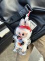 (Ready Stock) Kebidumei 2pcs labubu Dolls Protective Case V2 V1 Transparent Protective Acrylic Case  Waterproof Storage Keychain Bags LABUBU Dolls Accessories. 