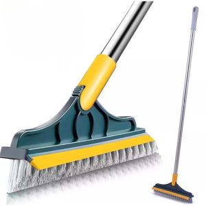 YL 2in1 Cleaning Brush Bathroom Kitchen Floor Scrub Brushes Long Handle Washing Window Crevice Brush