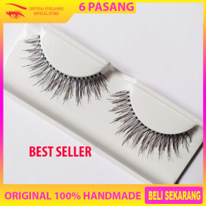 12 pasang bulumata palsu 110 premium eyelashes murah lusinan natural
