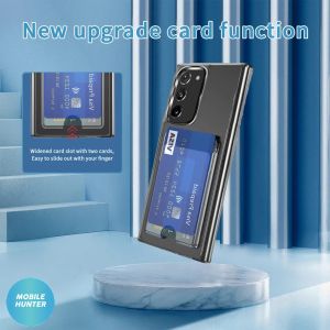 Samsung S23 Evo Tech Shockproof Case With Card Holder (Clear)