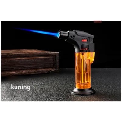BISA COD - Korek Api Gas Butane Torch Jet Windproof Anti Angin Mancis Bara Las Power Touch