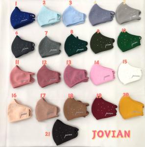 Gift 🎁 Jovian Hijab Muslimah Face Mask Diamond Fabric anti bacteria reusable mask and washable