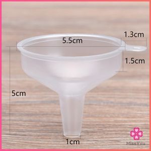 Missyou  กรวยพลาสติก เติมน้ำหอม มินิ โปร่งใส เติมของเหลวใส่ขวด Filling funnel